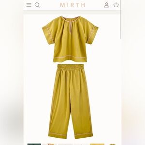 Mirth Women's Yellow Pajama Set